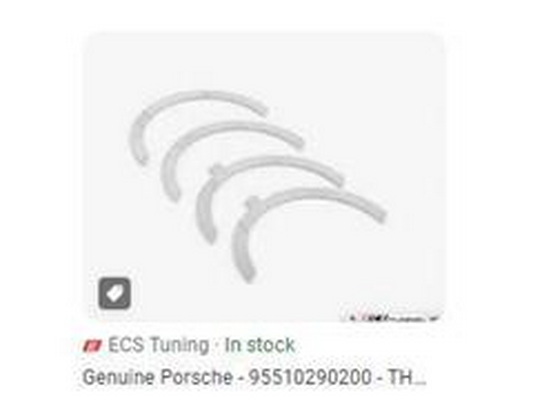 Vymedzovacia podlożka pre kľukový hriadeľ Guangzhou Yuhang Auto Parts Co., LTD